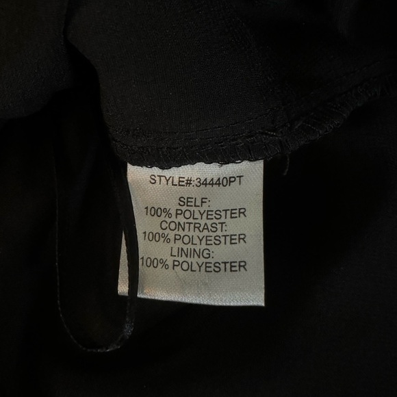 Skies Are Blue Ramilah Peplum Blouse black women’s petite XS - Picture 11 of 16